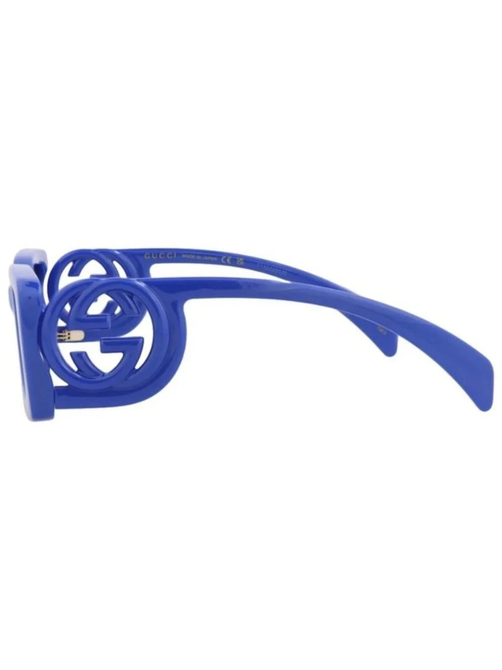 New Gucci Womens Square/Rectangle Blue Blue Blue Fashion Designer Sunglasses